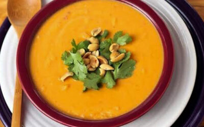 Curried Sweet Potato & Peanut Soup
