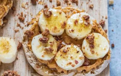 Peanut Butter-Banana English Muffin